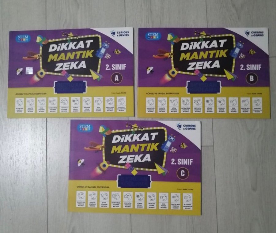Curious&Genius Dikkat Mantık Zeka Eğitim Seti - Görsel 2