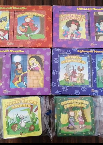 Çocuklar için Masal Yapboz ve Hikaye Seti - Görsel 2