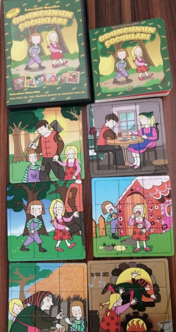 Çocuklar için Masal Yapboz ve Hikaye Seti - Görsel 4