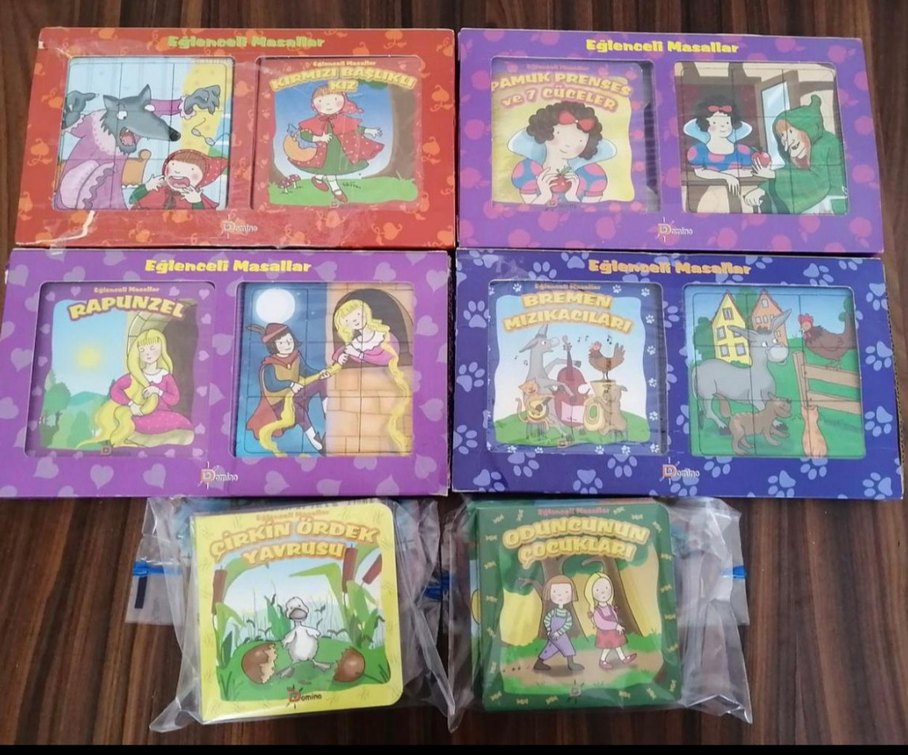 Çocuklar için Masal Yapboz ve Hikaye Seti - Görsel 2