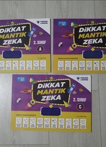 Curious&genius 2.sınıf dikkat zeka mantık seti