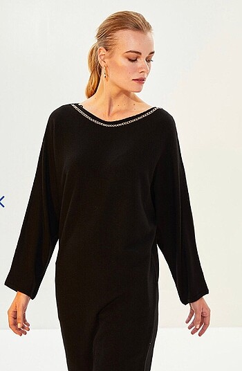 Siyah tunik elbise xxl