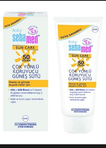 Sebamed bebek güneş sütü 
