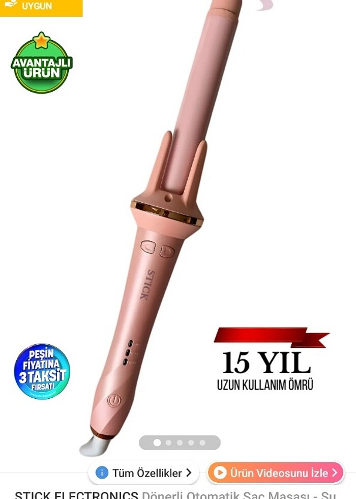 Otomatik Saç Maşası - Görsel 4