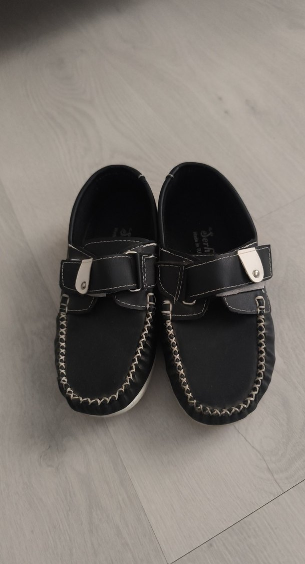 Siyah Parlak Tokalı Erkek Çocuk Ayakkabısı - Görsel 3