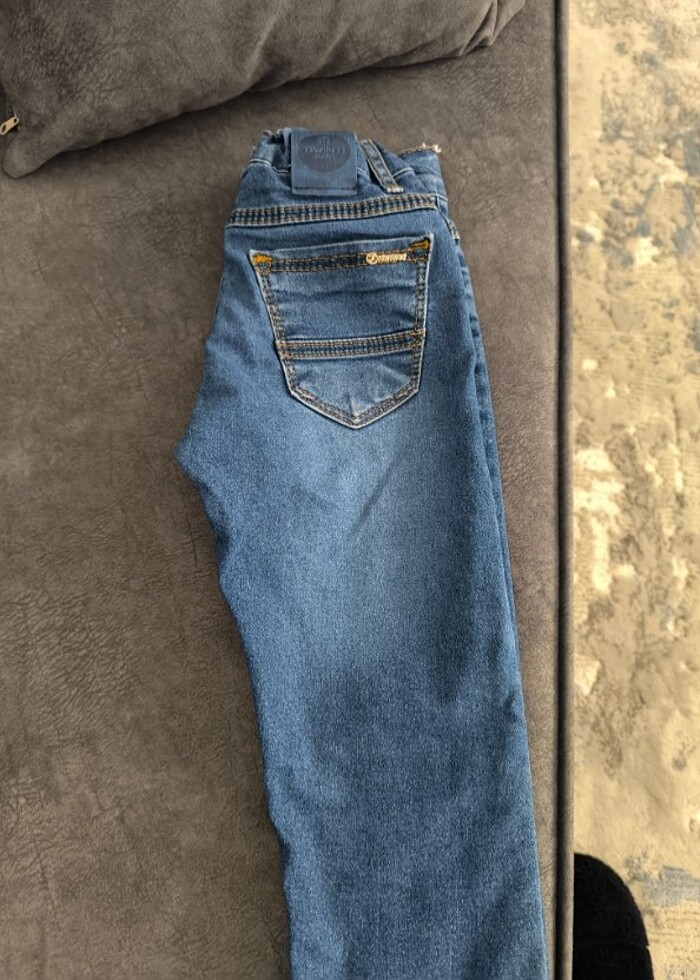 Erkek çocuk kot jeen rengi son fotodaki gibi koyu  - Görsel 2
