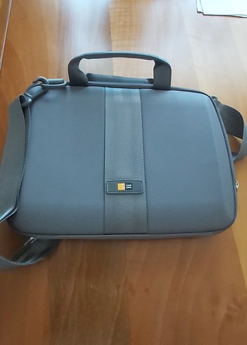 Gri Deri Kadın Laptop Çantası