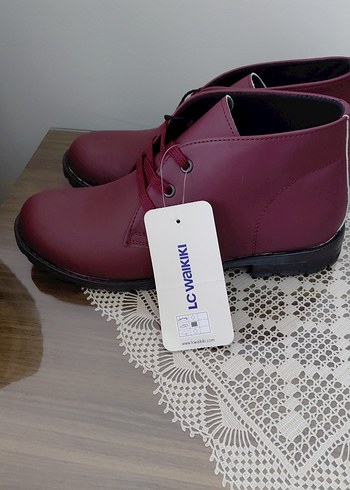 39 Beden LCW Bordo Kadın Dolgu Topuklu Bot