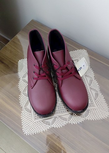 LCW Bordo Kadın Dolgu Topuklu Bot