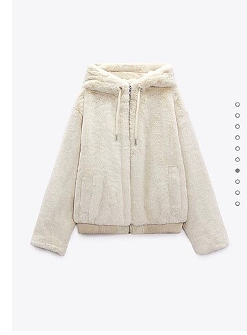 m Beden Zara peluş mont
