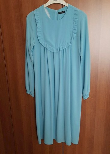 Uzun Kollu Mavi Tunik