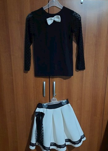 Siyah Pilili Gotik Kız Etek