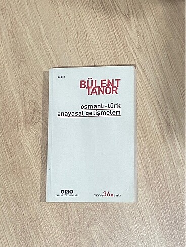 bülent tanör osmanlı türk anayasal gelişmeleri