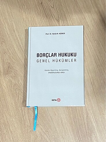 haluk nomer borçlar hukuku genel hükümler