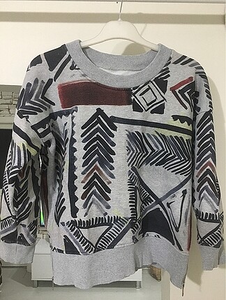 Yandan Fermuarlı Sweatshirt