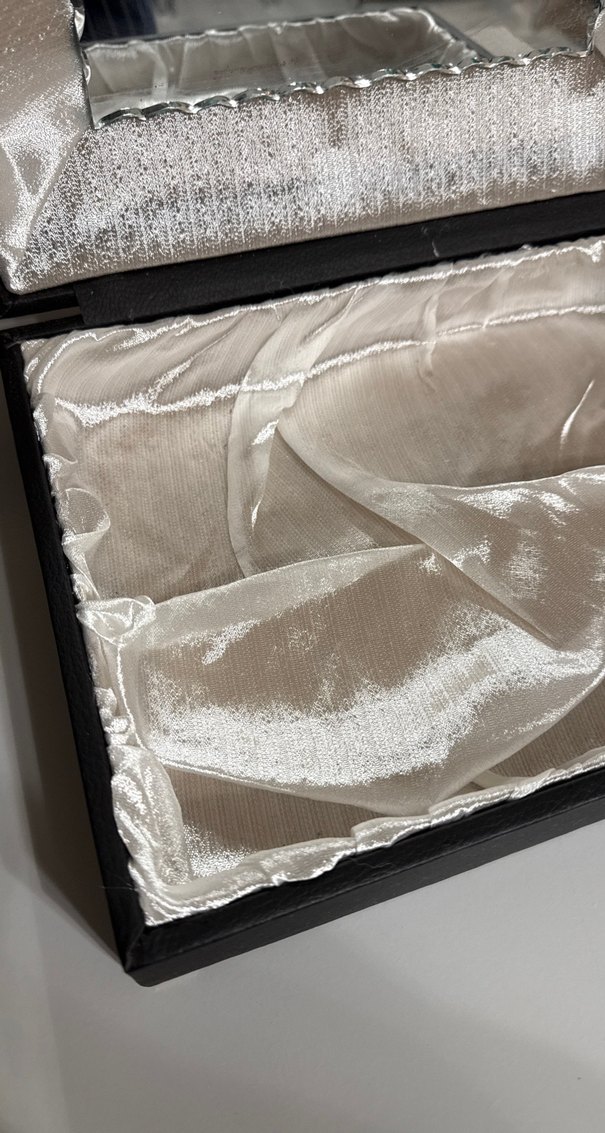 Düğmeli Siyah Damat Bohça sandığı - Görsel 4