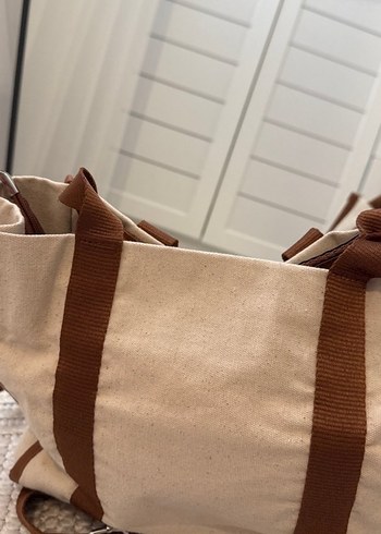 Kahverengi Baskılı Kadın Çanta - Görsel 4