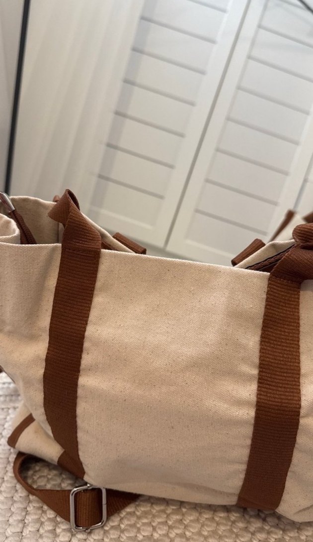 Kahverengi Baskılı Kadın Çanta - Görsel 4