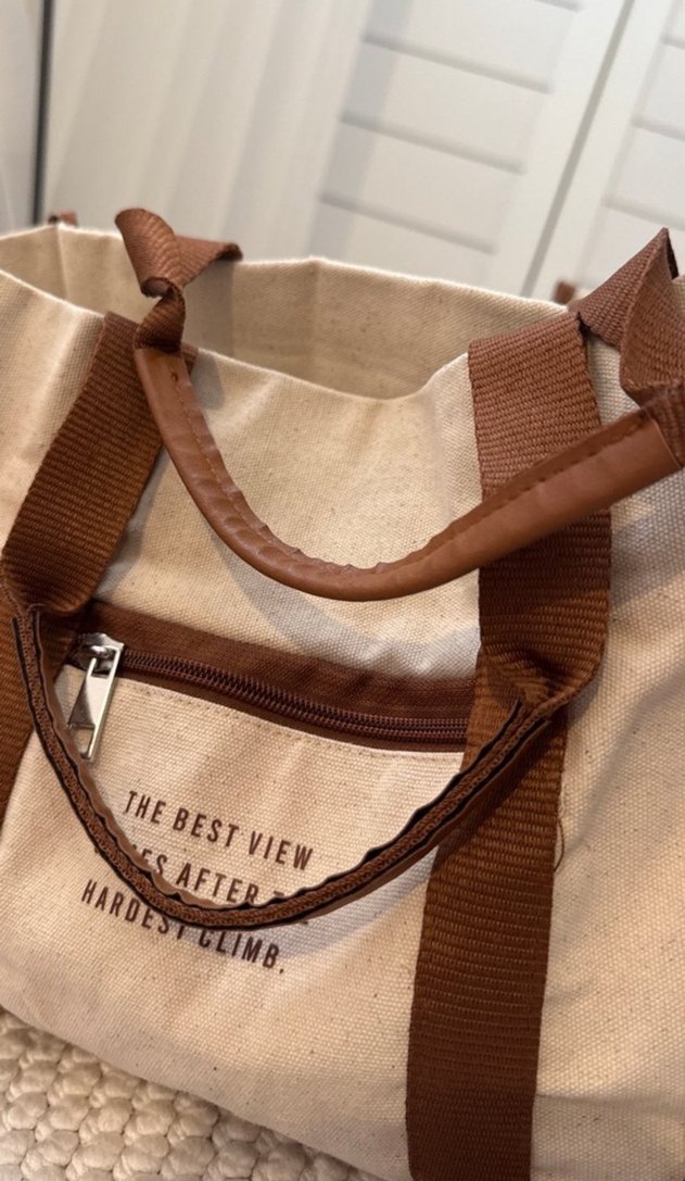 Kahverengi Baskılı Kadın Çanta - Görsel 3