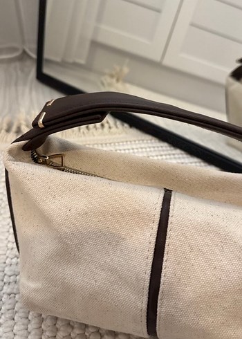 Kanvas Kadın Çanta Acı Kahve - Görsel 2