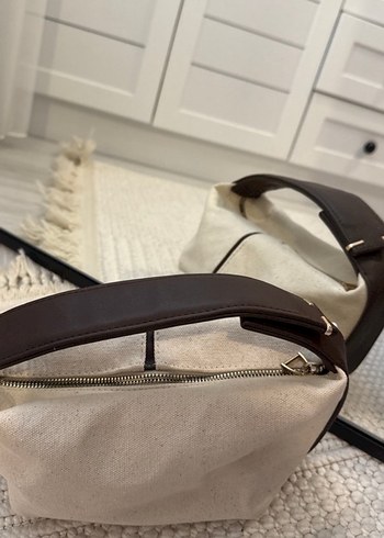 Kanvas Kadın Çanta Acı Kahve - Görsel 3