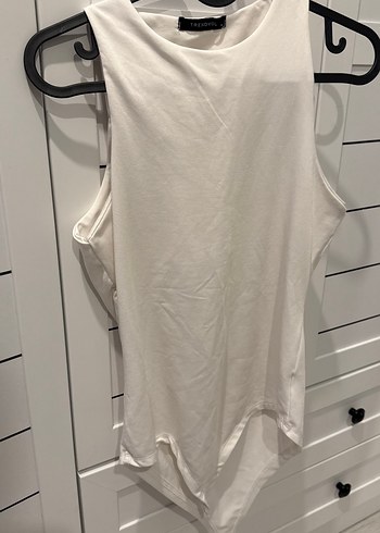 Beyaz Kadın Çıt Çıtlı Body - Görsel 2