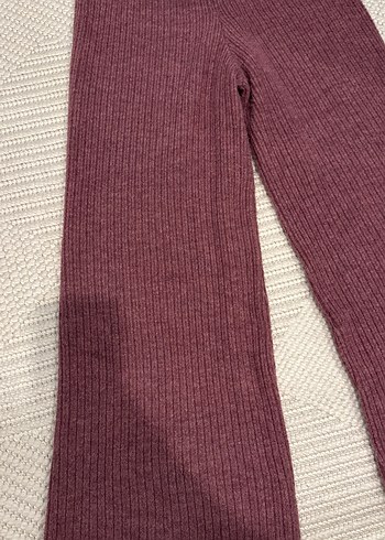 Lila Triko Kadın Pantolon Rahat Kesim - Görsel 2