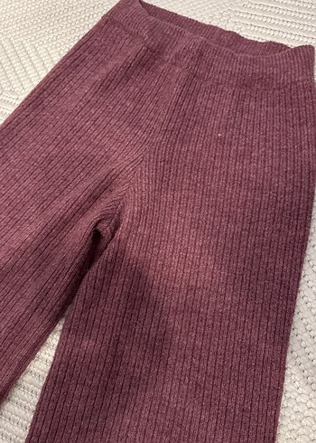 Lila Triko Kadın Pantolon Rahat Kesim - Görsel 4