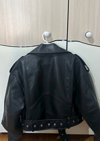 s Beden siyah Renk zara deri ceket