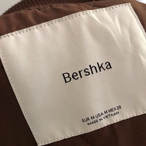 m Beden bershka bomber ceket