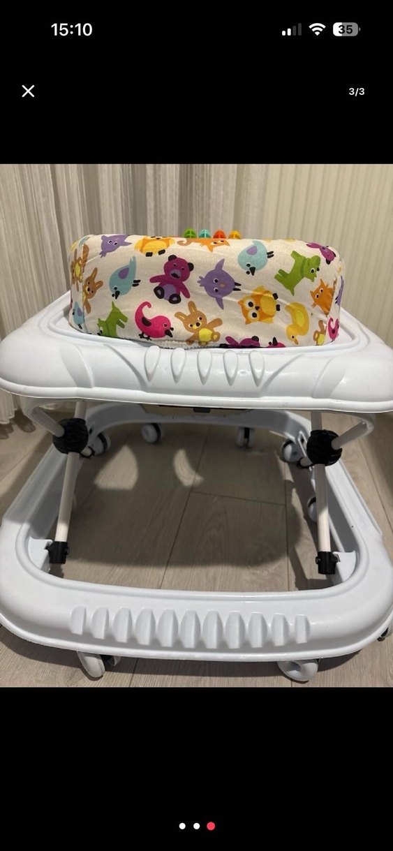 Kikkor Çok Renkli Bebek Yürüteci - Görsel 3