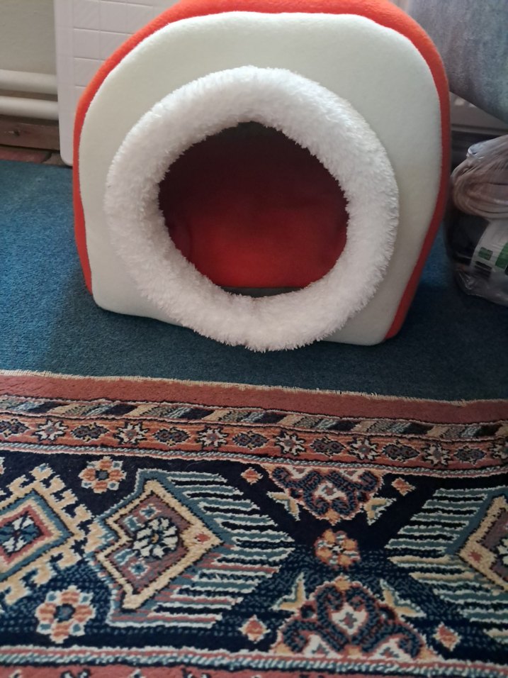 Kırmızı Renkli Kedi Yuva Tüneli - Görsel 2