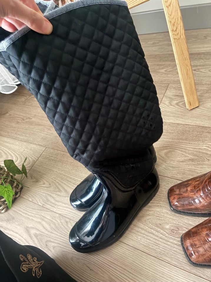 Siyah Rugan Dizüstü Topuklu Bot - Görsel 2