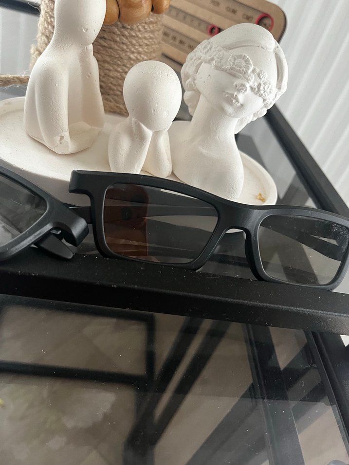 Siyah Minimalist Gotik Kadın Gözlüğü - Görsel 2