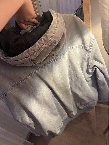 l/xl Beden Bershka denim erkek ceket mont