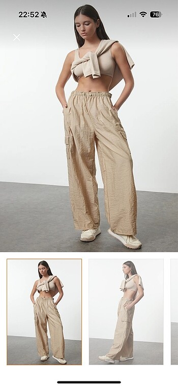 l Beden camel Renk Oysho model kargo