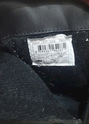 Siyah  Tokalı Kadın Biker Bot - Görsel 4