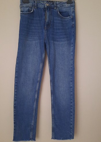 Mavi Normal Boy Denim Kadın Jean - Görsel 2