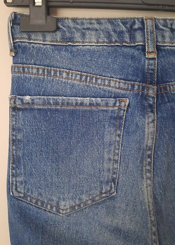 Mavi Normal Boy Denim Kadın Jean - Görsel 3