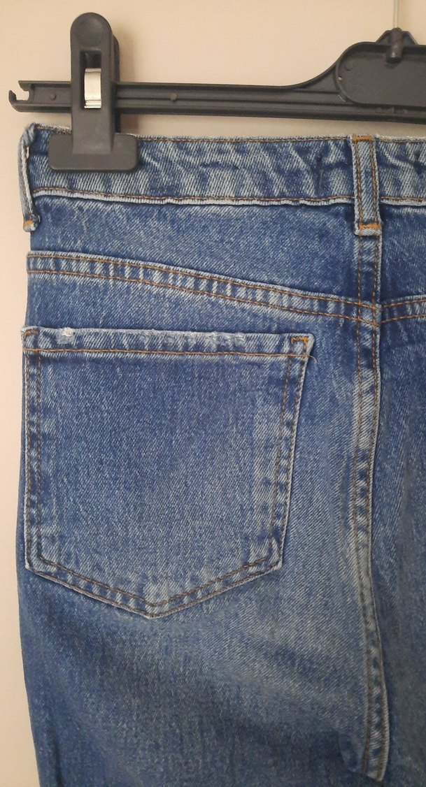 Mavi Normal Boy Denim Kadın Jean - Görsel 3