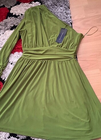 Kısa şık abiye mezuniyet elbisesi - Görsel 8