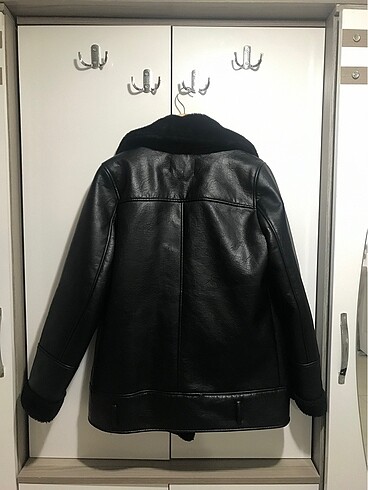 s Beden siyah Renk Stradivarius biker mont