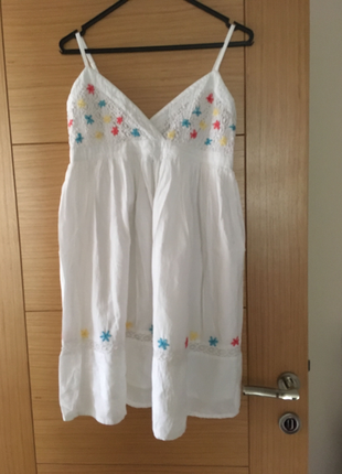 Poplin yazlık mini elbise