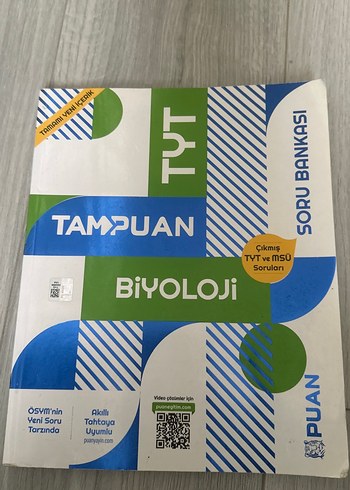 TAMPUAN TYT Biyoloji Soru Bankası