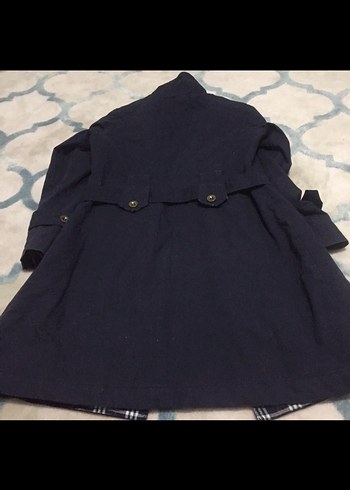 Kadın Lacivert Trençkot - Görsel 3