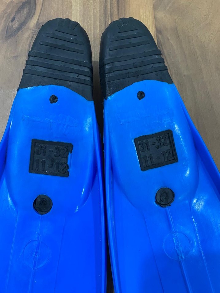 Erkek Mavi Kauçuk Su Ayakkabısı Velcro - Görsel 3