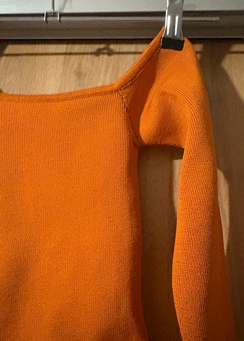 Uzun Kollu Kayık Yaka body - Görsel 2