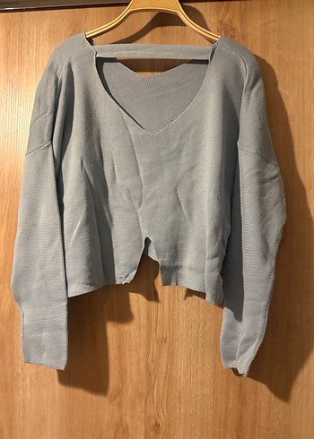 Gri Salaş Triko Kadın triko - Görsel 2