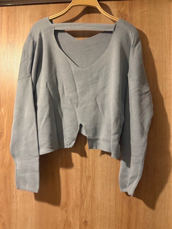 Gri Salaş Triko Kadın triko - Görsel 2