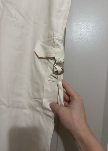 Kumaş kargo pantolon - Görsel 2